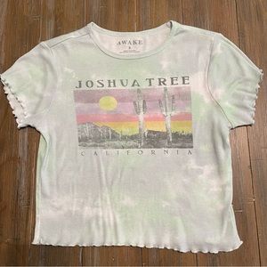 Joshua tree California crop top